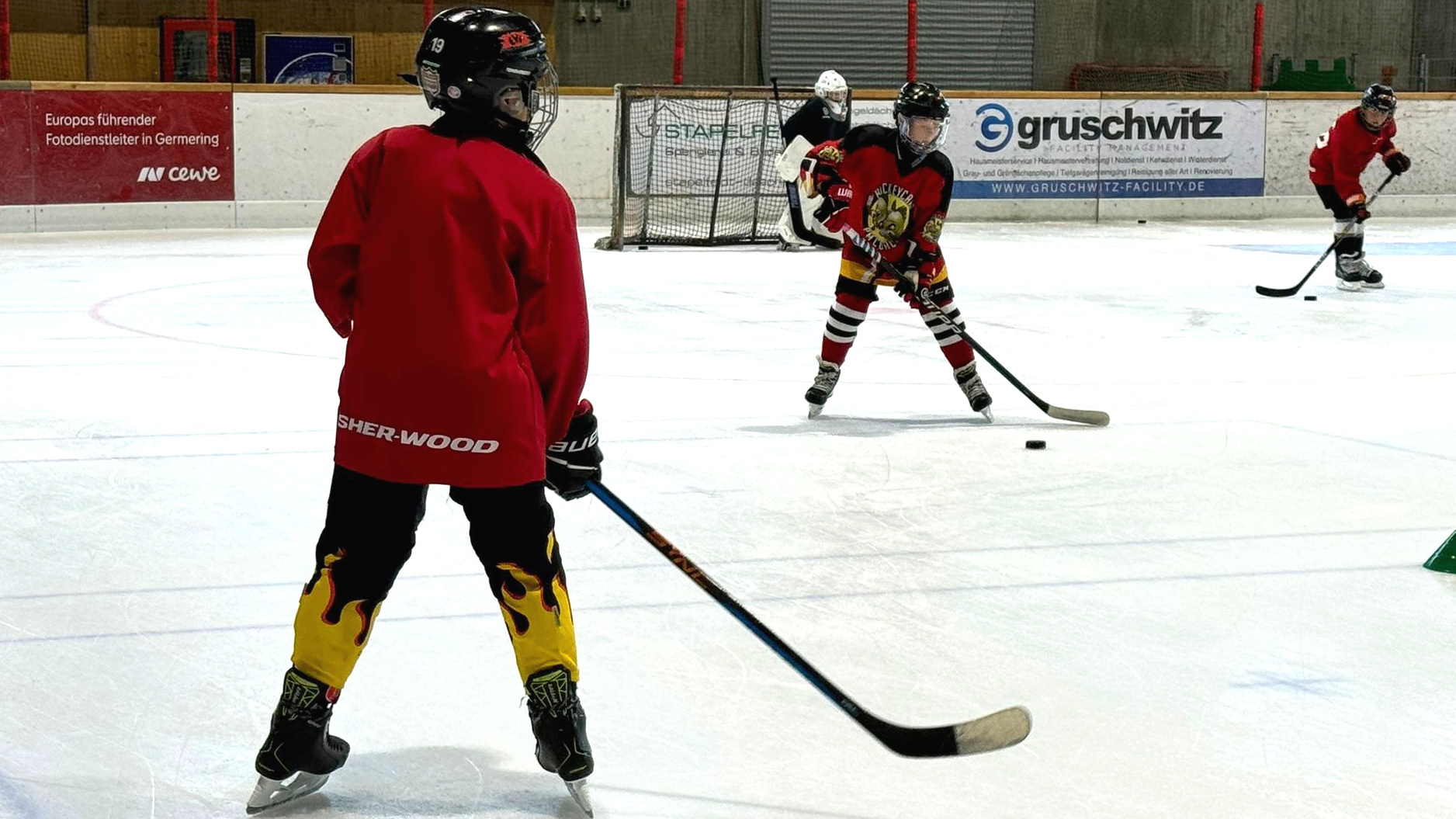 Saison 2024/2025: Trainingsauftakt der U13 des EV Fürstenfeldbruck im Germeringer Polarium