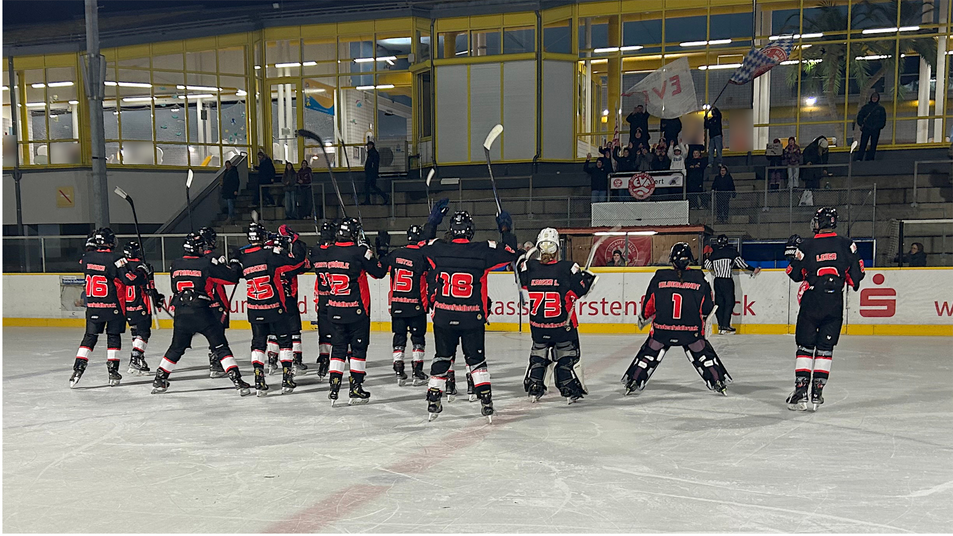 Vier Tore erzielte die U17 des EVF vor dem Spielabbruch gegen den ESV Buchloe.