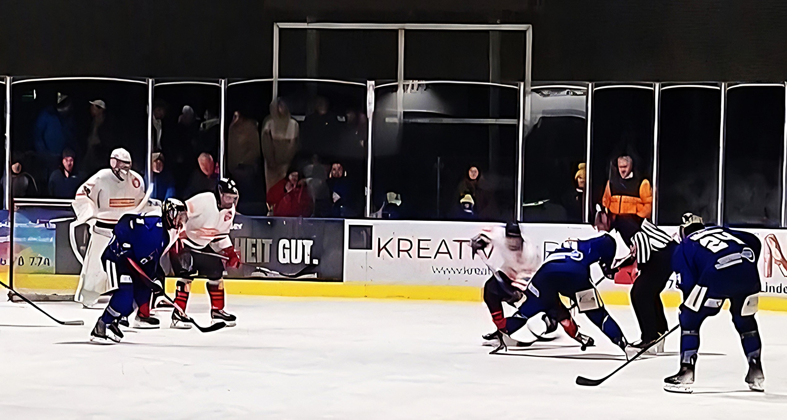 Spielstand 2:1 im 2. Drittel