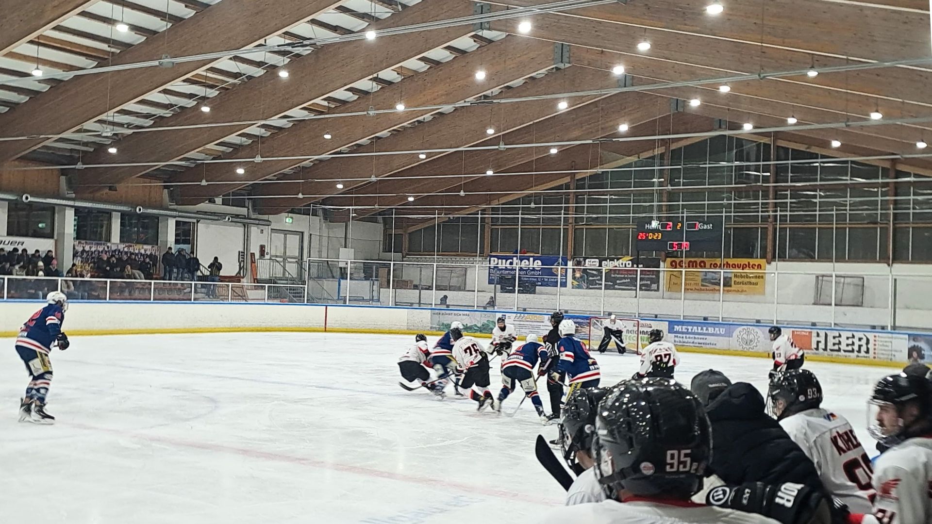 Eine achtbare Leistung zeigte der EVF beim Auswärtsspiel gegen den EV Pfronten am 23.10.2026
