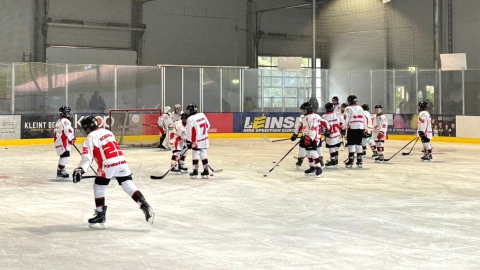 Die U13 des EVF beim Testspiel in Türkheim am 12.10.2024