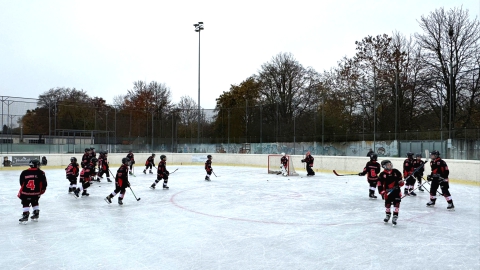 Die U13 des EVF am zweiten Novemberwochenende beim ESC Holzkirchen