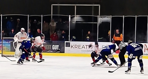 Spielstand 2:1 im 2. Drittel