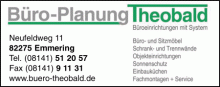 Logo von Theobald Büroeinrichtung mit System 